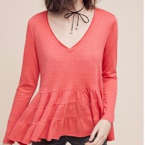 Anthropologie | Ruffle top